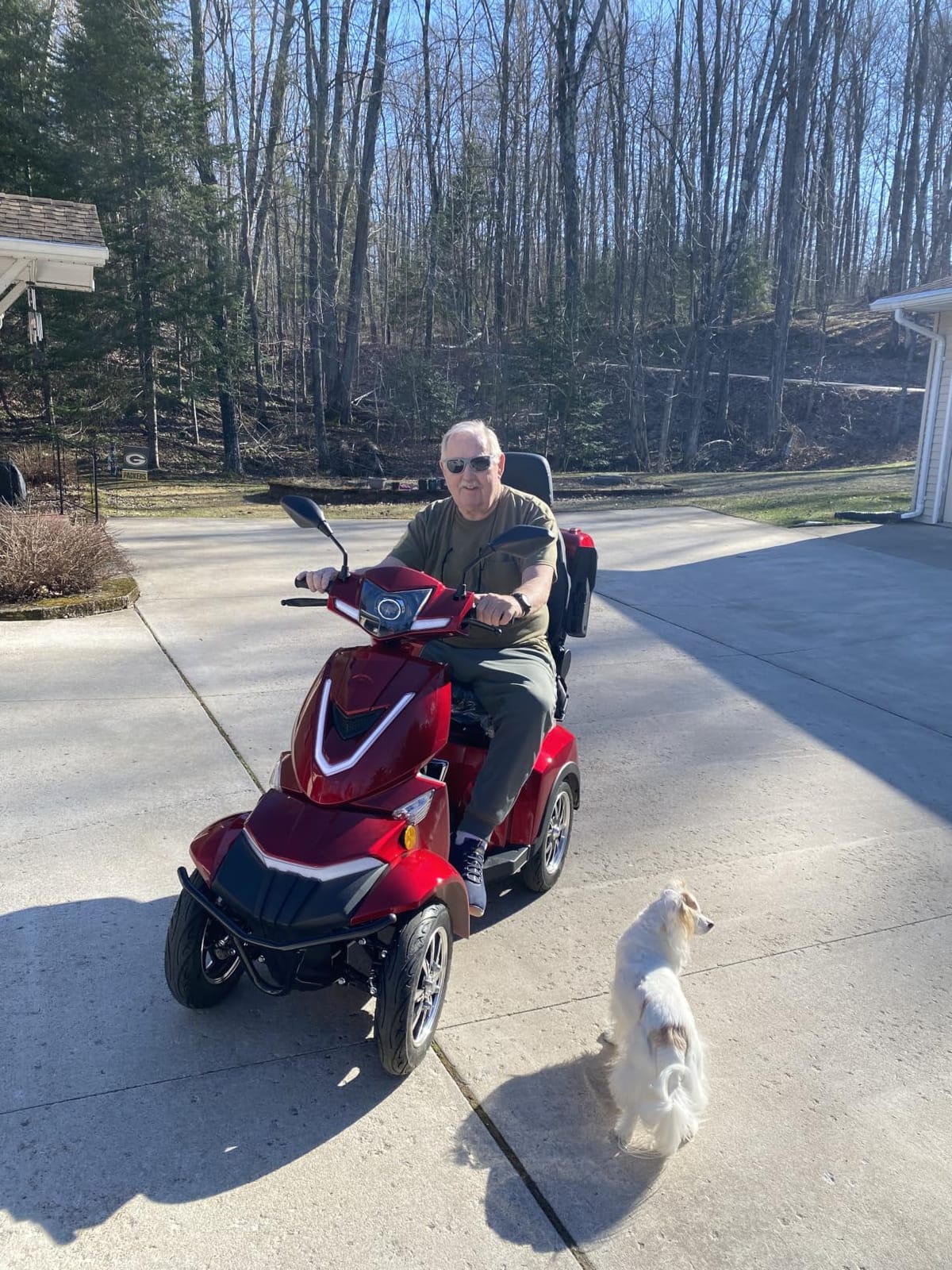 Heavy Duty Electric Mobility Scooter: Adults Seniors 1000W All Terrain 4 Wheel Powered Scooter - 500lbs Capacity, Travel 25-32 Miles Range, 15mph Fast Speed w/Safety Belt/USB Charger/Basket/Cover customer photo 2