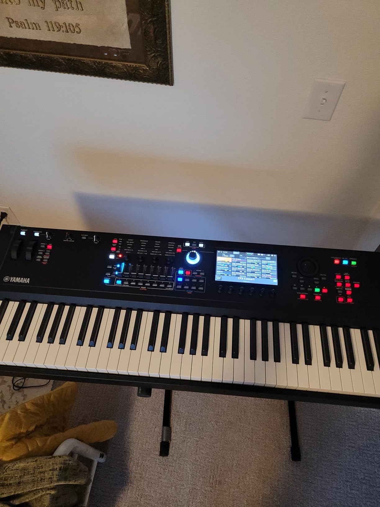 Yamaha 88-Key Music Synthesizer MODX M8 | Graded Hammer Action, Realistic Feel, Performance Focused for Next Generation Sound Exploration, Expressive Control and Optimized Workflow customer photo 1