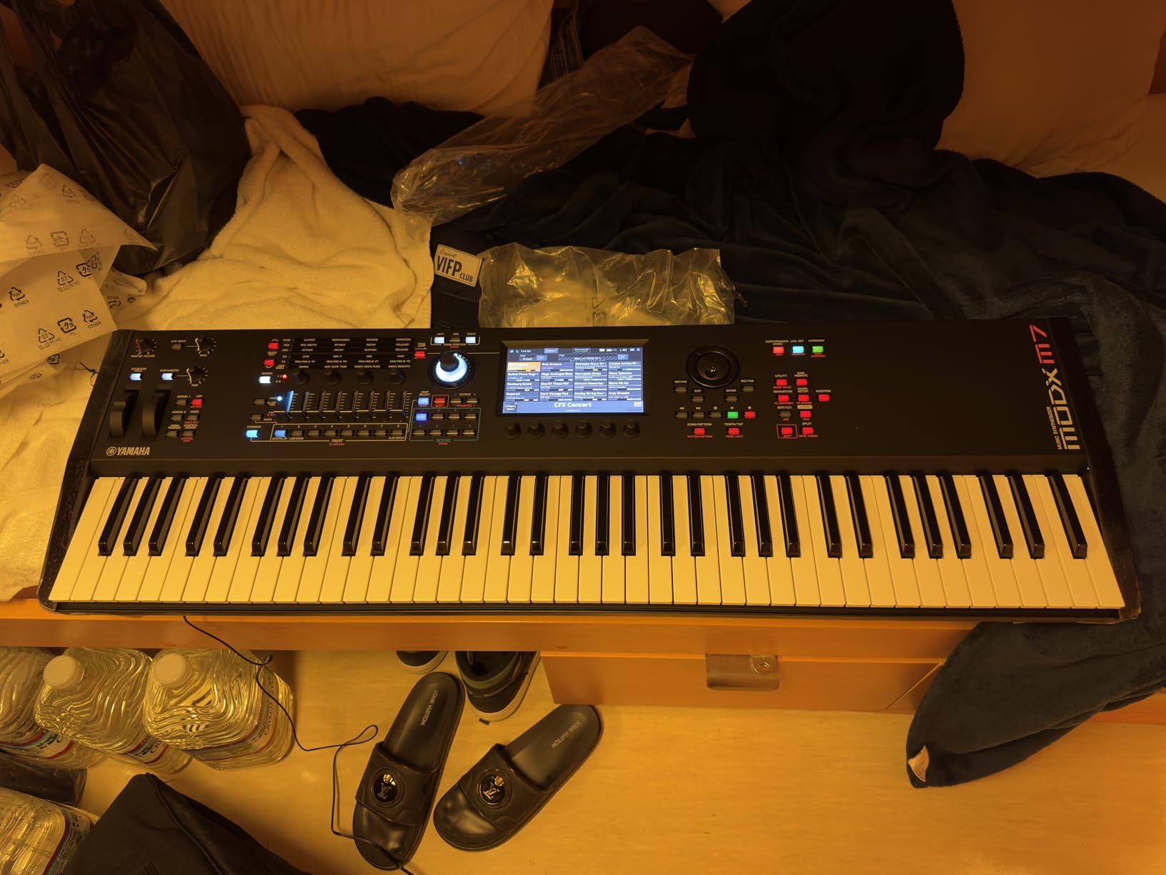 Yamaha 76-Key Music Synthesizer with Improved Keyboard Action, Performance Focused for Next Generation Sound Exploration, Expressive Control and Optimized Workflow MODX M7 customer photo 1