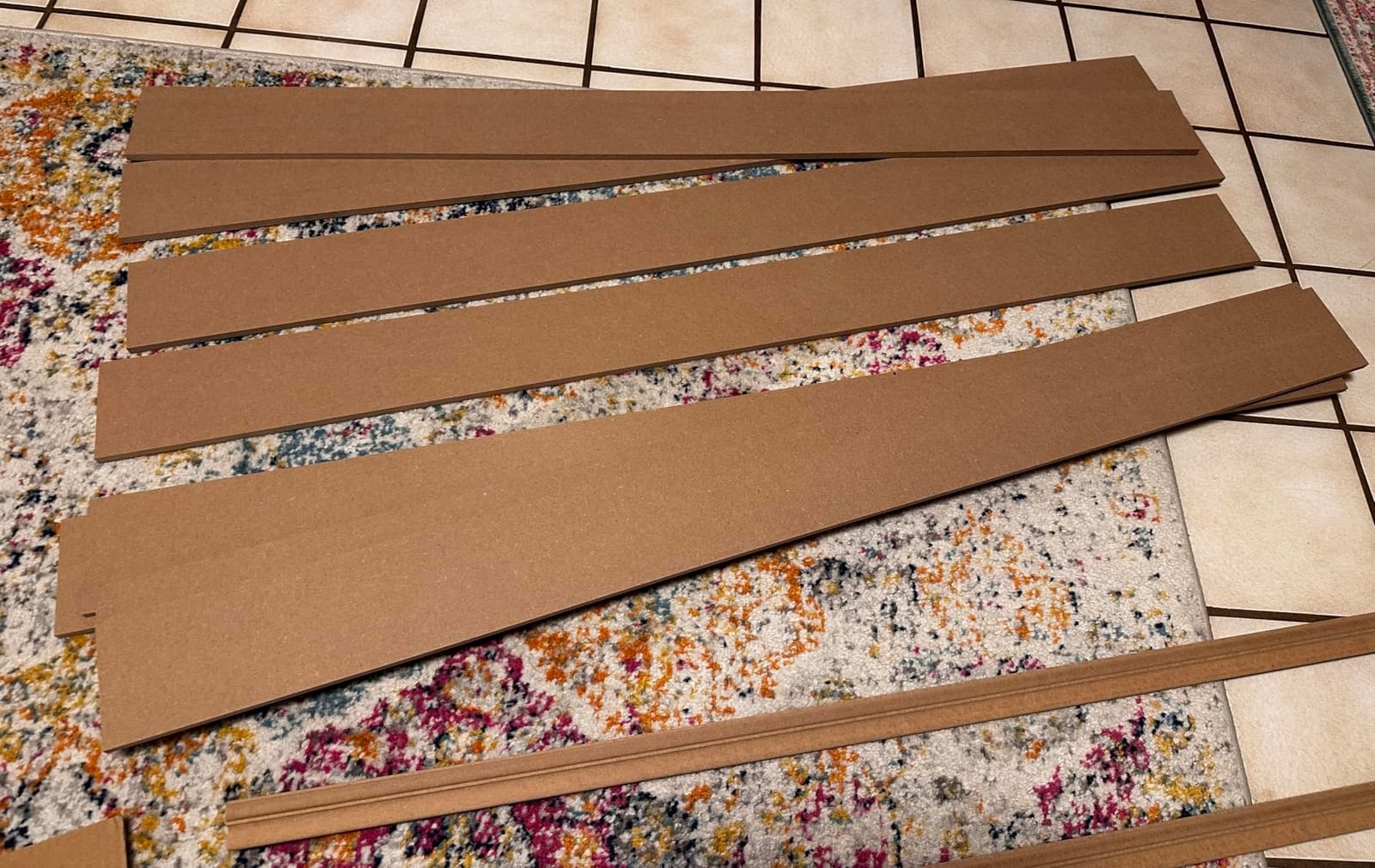 LONGKING Premade Board and Batten Wainscoting Kit, MDF Paintable Accent Wall Panels with Edge Trim, Pre-Cut Ready to Assemble Moulding for Interior Home Decor, Covers 93.93 x 56 in. customer photo 1