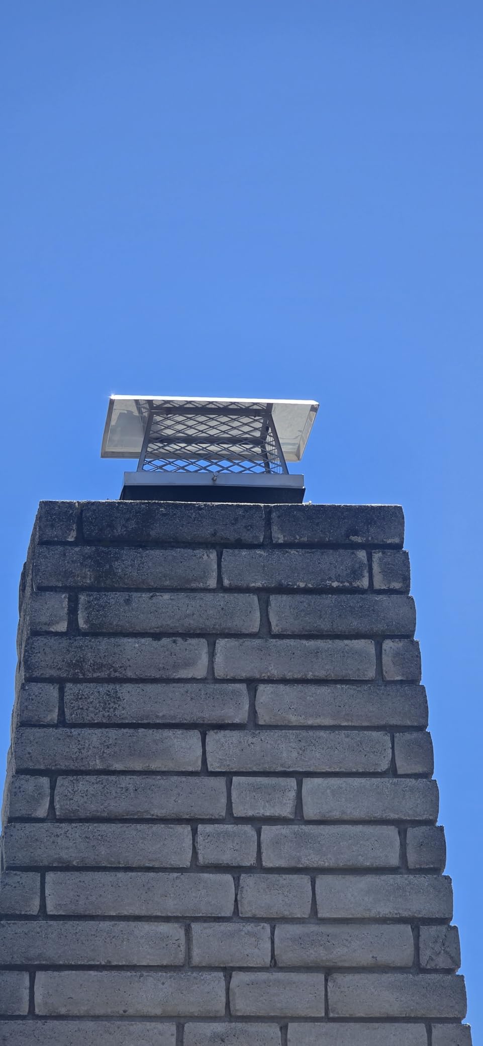 Single-Flue Stainless Steel Chimney Cap, Bolt-On, 11 x 11 in | Fits 10x10, 11x11 & 11.6x11.6 flues; durable, rust-free fireplace chimney cover for outdoor protection, quick assembly design customer photo 2