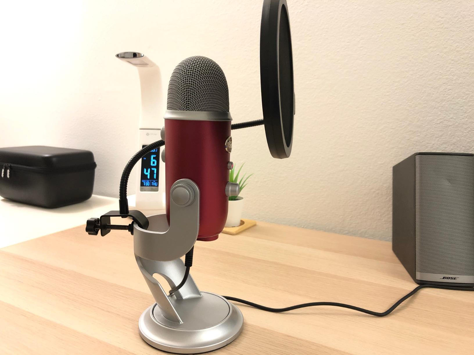 NEEWER Pop Filter for Microphones, Triple Layer Isolation Shield for 35-55 mm Diameter Mics, Windscreen Cover for Podcast Streaming Voice Over Singing Studio Recording, MS021 customer photo 2