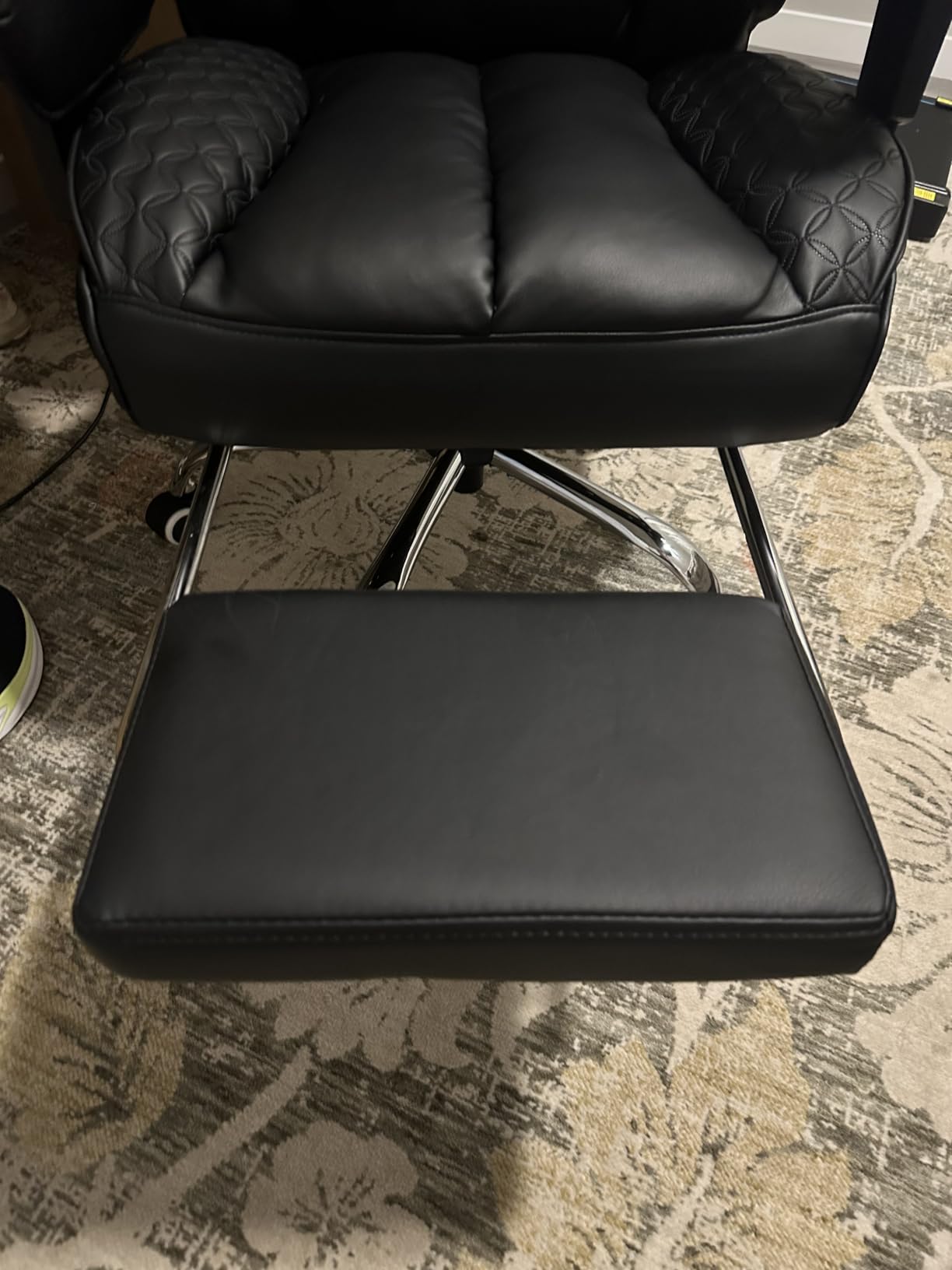 GTPLAYER Big and Tall Gaming Chair 400lbs Heavy Duty Office Chair with Footrest, High Back Pocket Spring Lumbar Support, Ergonomic Wide Comfy Seated Cushion for Lower Back Pain Relief, Earth-Black customer photo 1