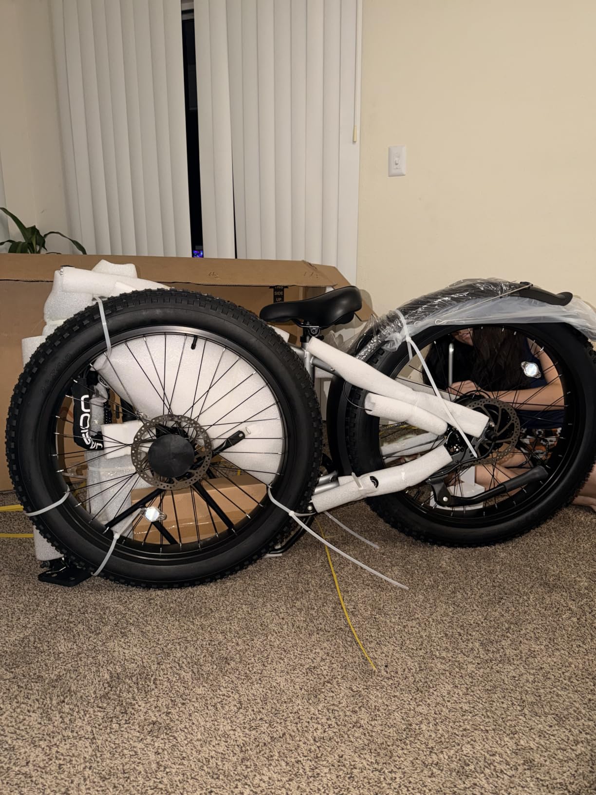 Jasion EB5 MAX Electric Bike for Adults 2000W Peak Motor, 48V 15Ah Battery | 720Wh Battery Electric Mountain Bike, 26'' x 4'' Fat Tire Ebike customer photo 1