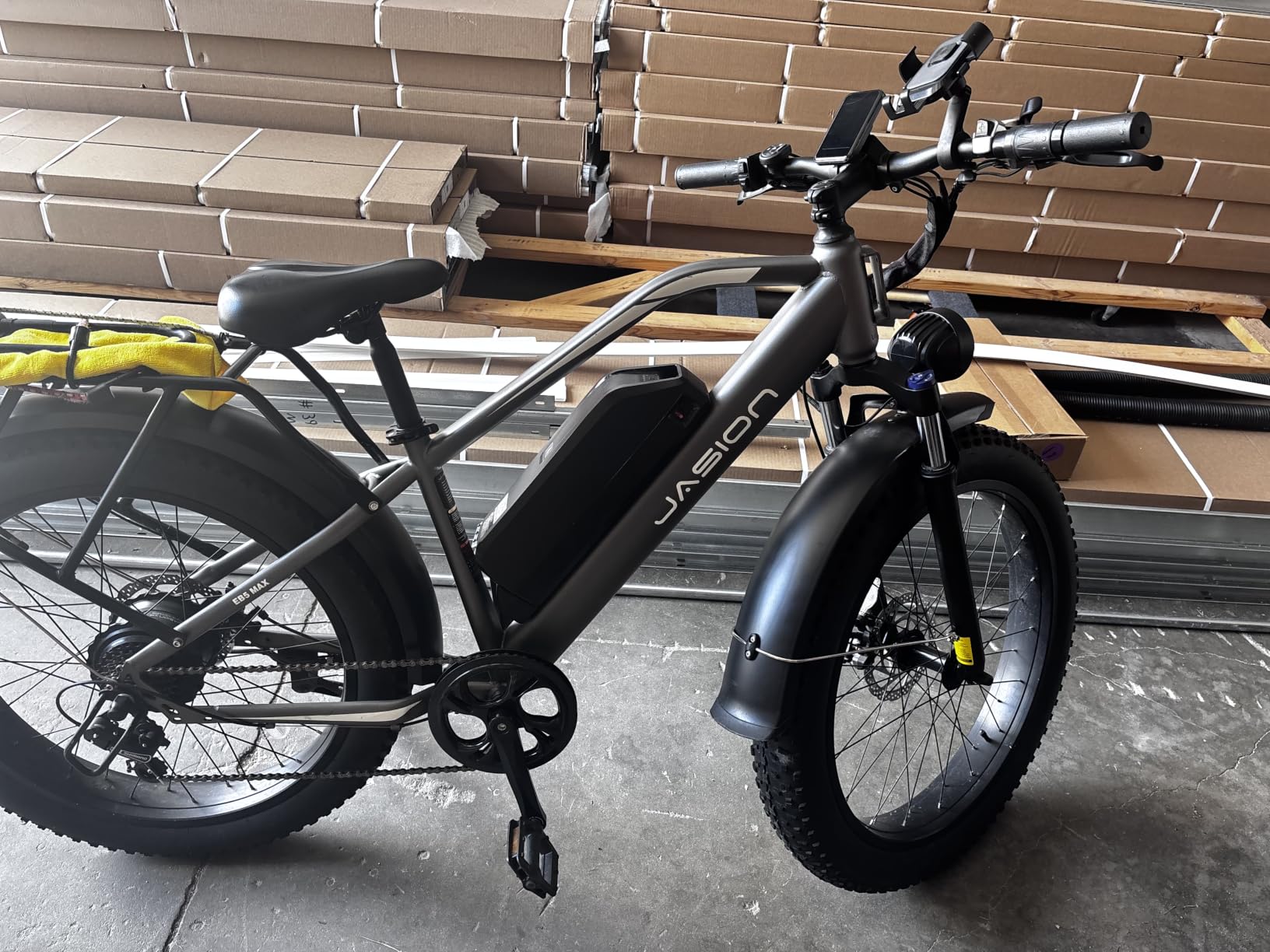 Jasion EB5 MAX Electric Bike for Adults 2000W Peak Motor, 48V 15Ah Battery | 720Wh Battery Electric Mountain Bike, 26'' x 4'' Fat Tire Ebike customer photo 2