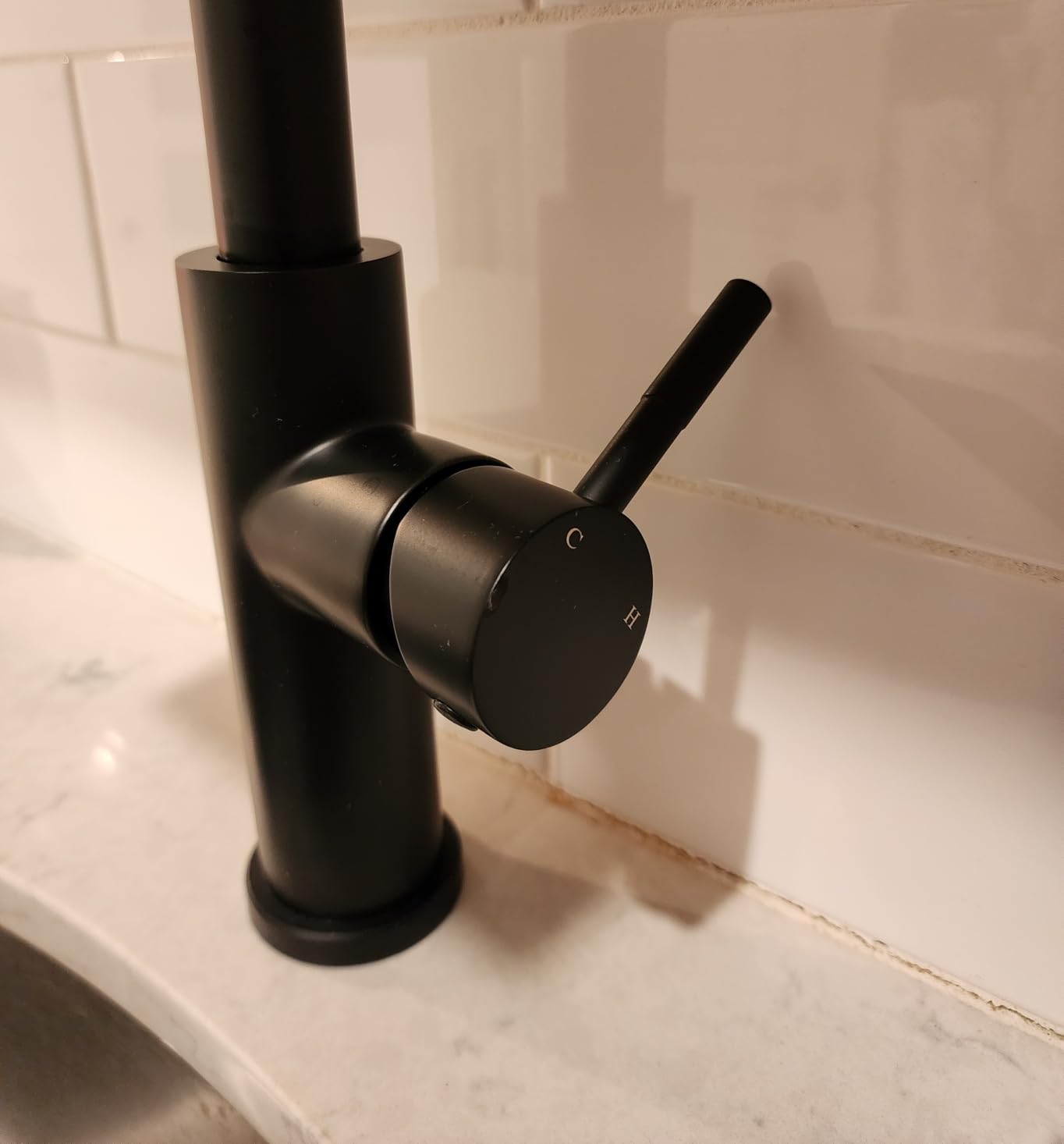 LUFEIDRA Pull-Down Kitchen Faucet with Soap Dispenser, Brushed Nickel customer photo 2