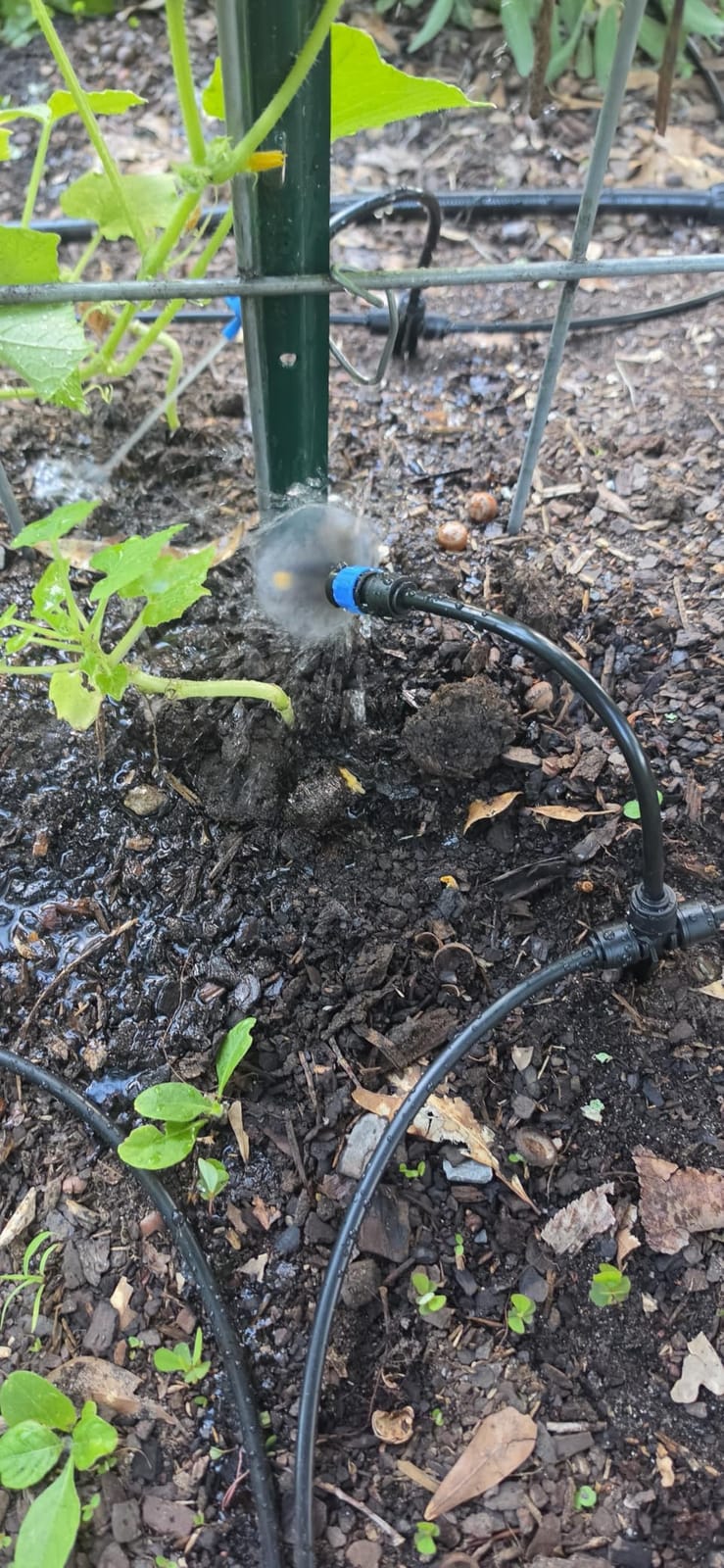 MIXC 2026-Upgrade 360° Adjustable Drip Irrigation System Kit, 200FT Bendable Watering Misting System with 3 Spray Nozzle Types, 1/2