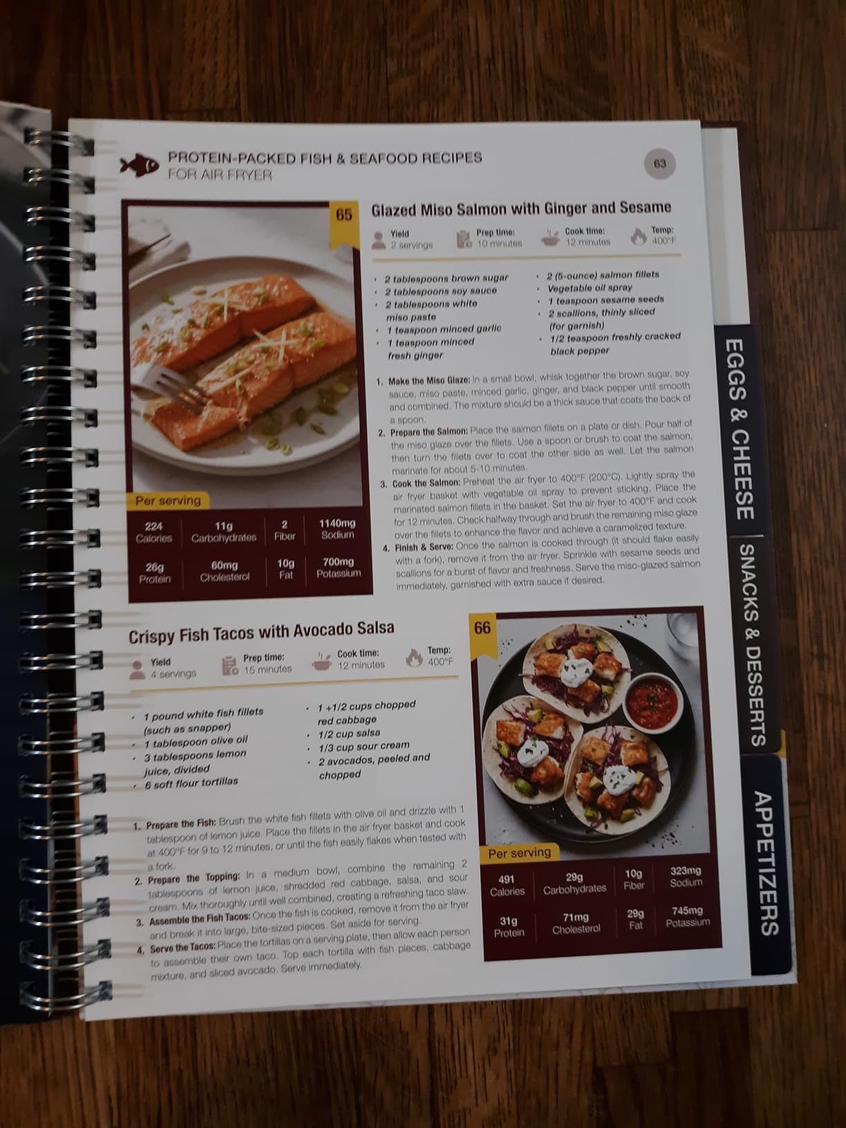 The Complete Air Fryer Cookbook for Beginners | 8 Section Tabs for Easy Navigation, 140+ Time-Saving, Healthy & Tasty Recipes with Full-Color Photos, Expert Air Frying Guide Cooking Chart (Beginner) customer photo 2