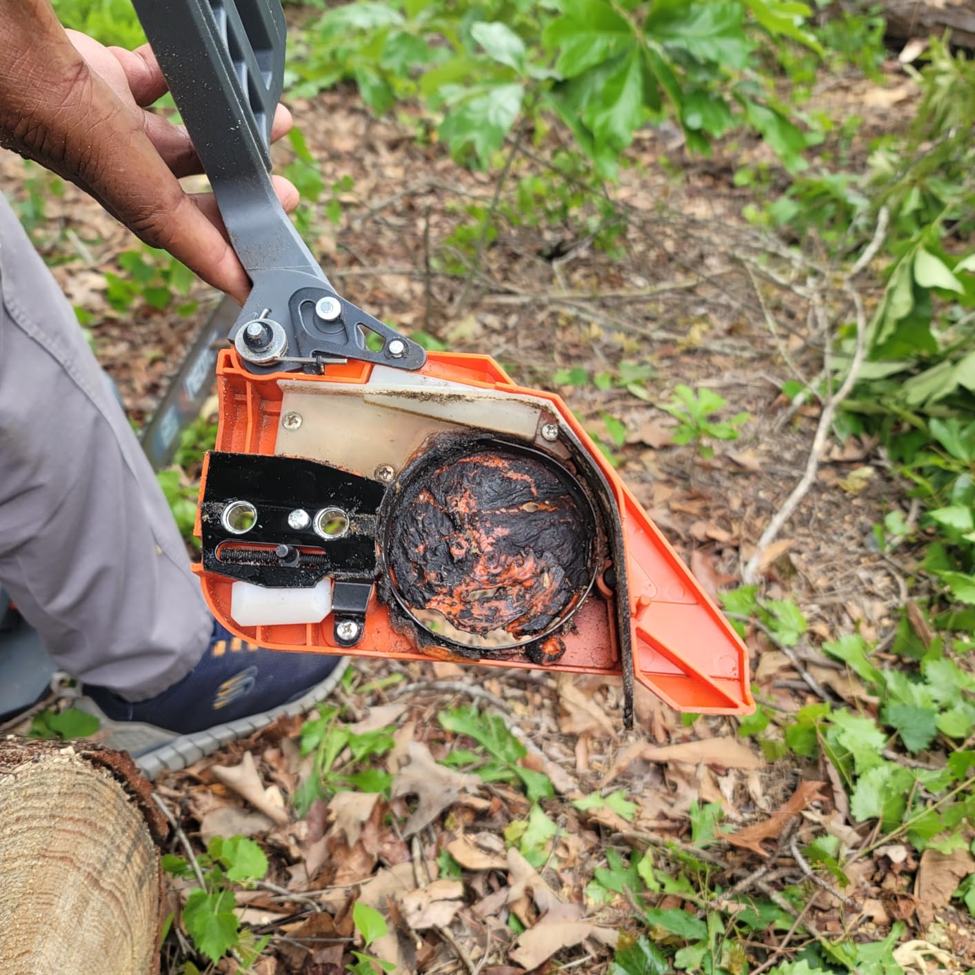 58cc Gas Chainsaw 2.8HP Gas Powered Chain Saw 18 20 Inch Guide Bar 2-Cycle Petrol customer photo 2