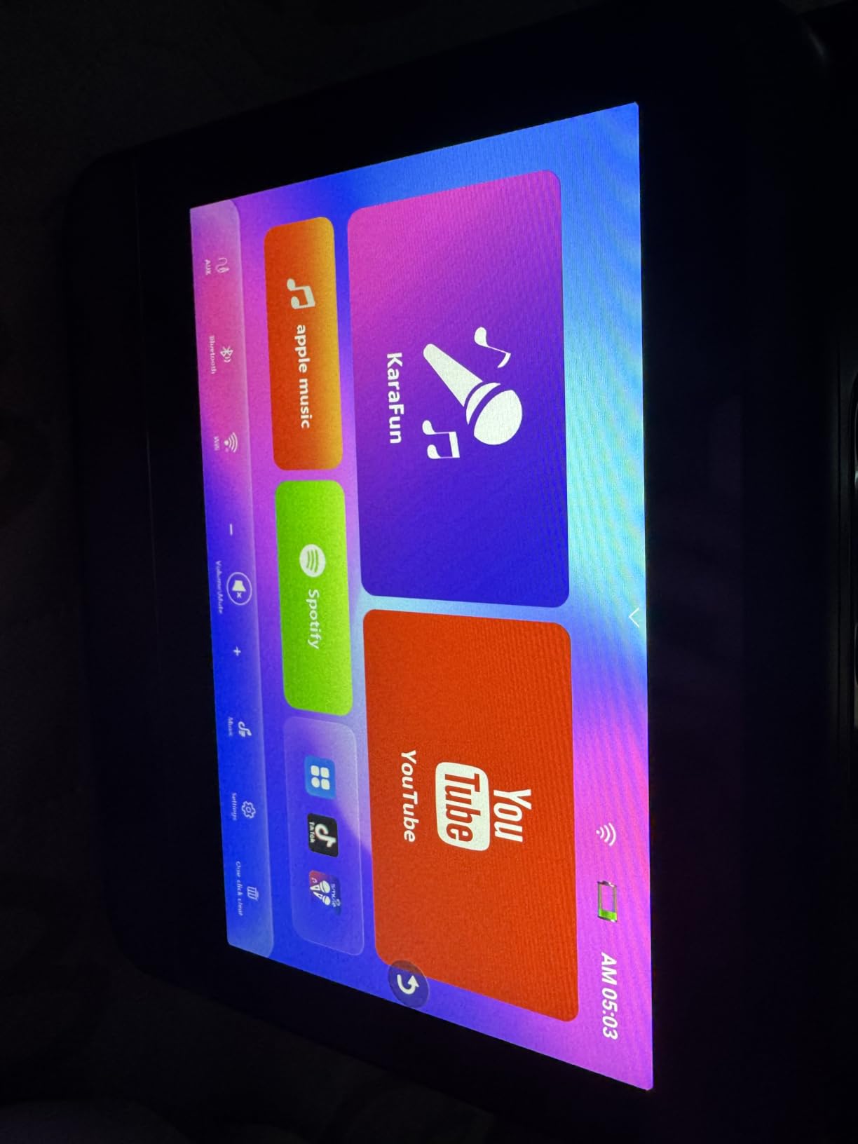 Karaoke Machine with Lyrics Display, 7-Inch HD Screen & 2 Wireless Microphones | WiFi 6 & Bluetooth 5.3, 60W Speaker Output, 5 Voice Effects, TF/USB/AUX, for Kids and Adults, Home Party Family Birthday Gifts customer photo 1