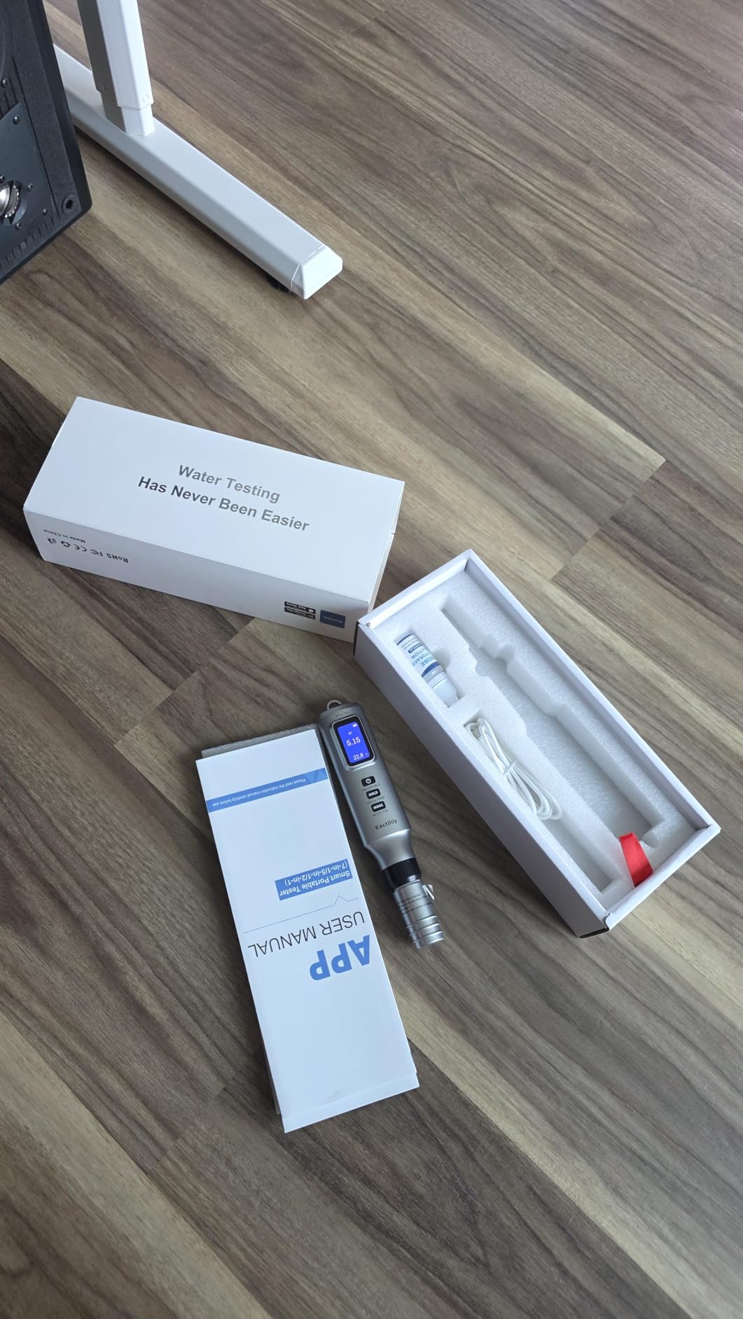 Smart Pool Salt Tester & pH Meter with APP, 7-in-1 Digital Water Tester for pH, Salinity, ORP, EC, TDS, SG & Temperature, Rechargeable Water Test Kit customer photo 1
