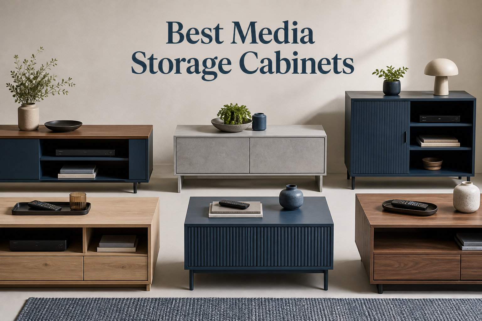 Best Media Storage Cabinets