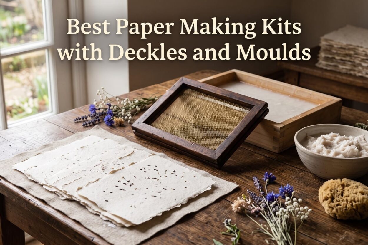 Best Paper Making Kits with Deckles and Moulds