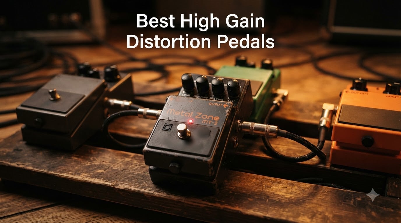 Best High Gain Distortion Pedals