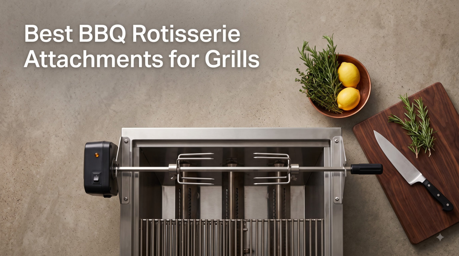 Best BBQ Rotisserie Attachments for Grills