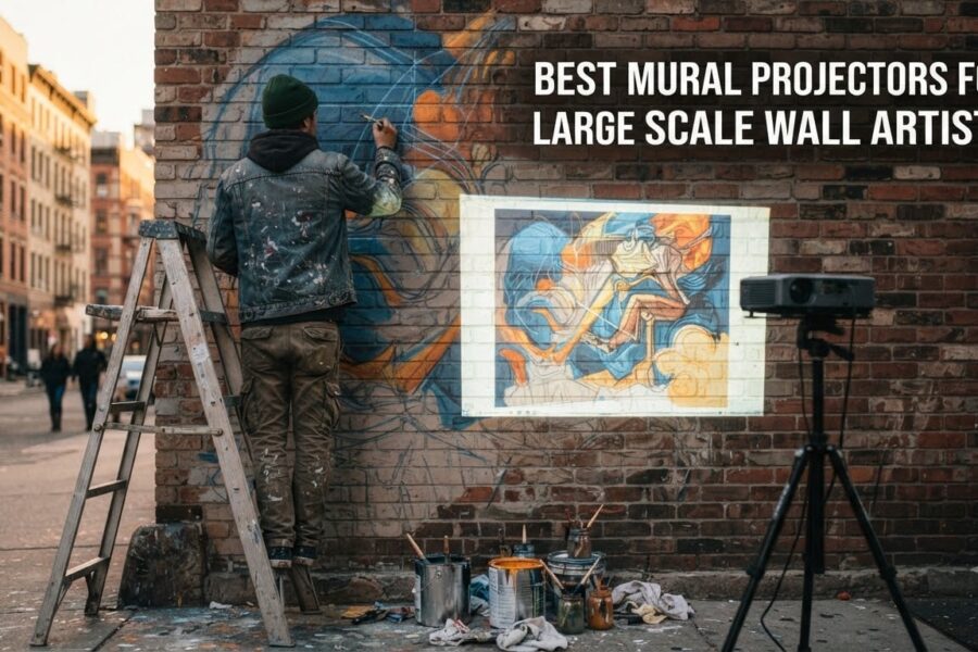 Best Mural Projectors for Large Scale Wall Artists