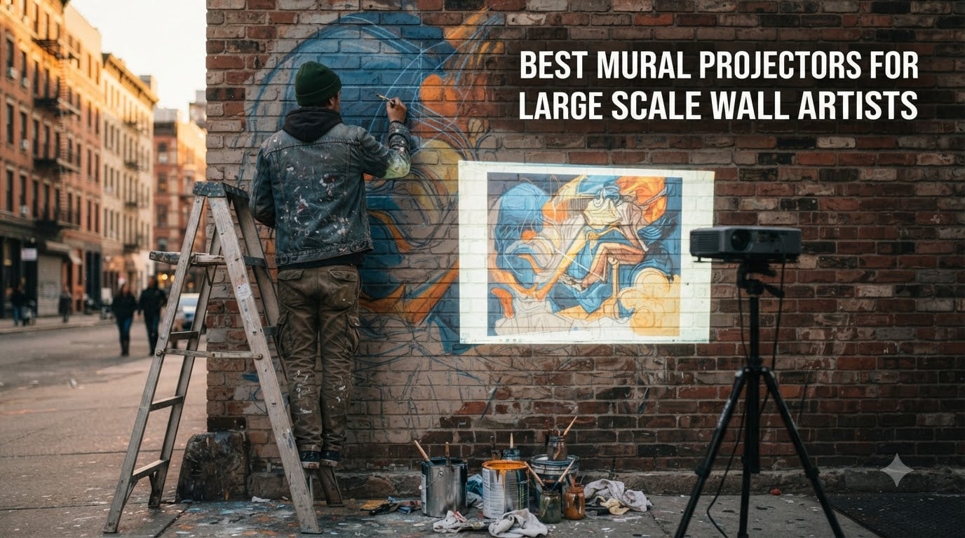 Best Mural Projectors for Large Scale Wall Artists