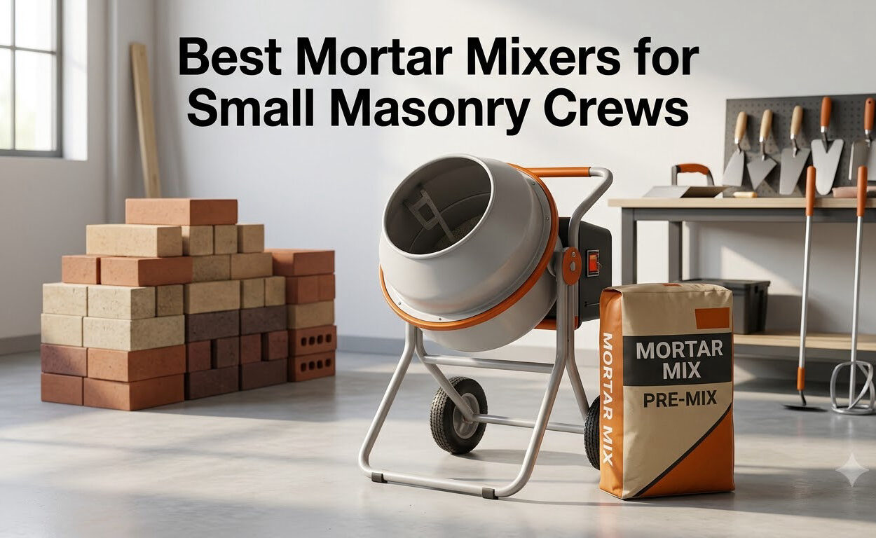 Best Mortar Mixers for Small Masonry Crews