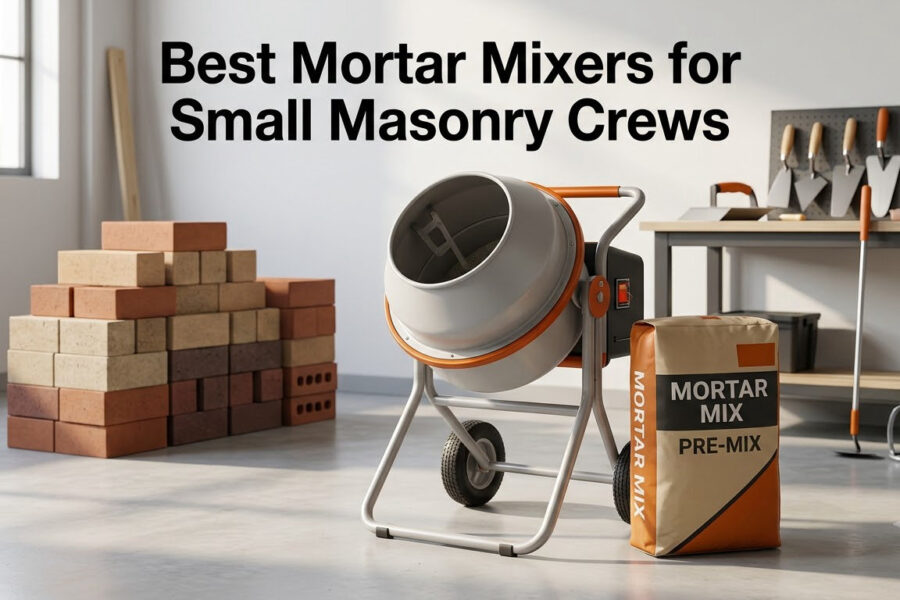 Best Mortar Mixers for Small Masonry Crews