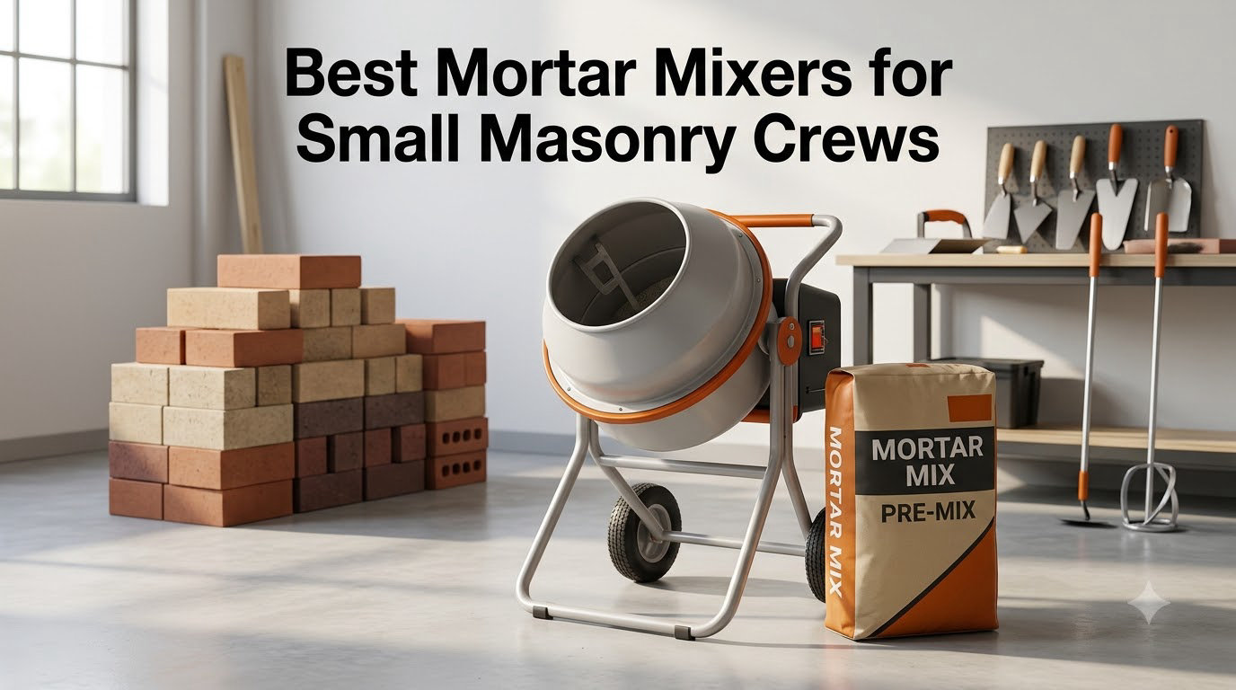 Best Mortar Mixers for Small Masonry Crews