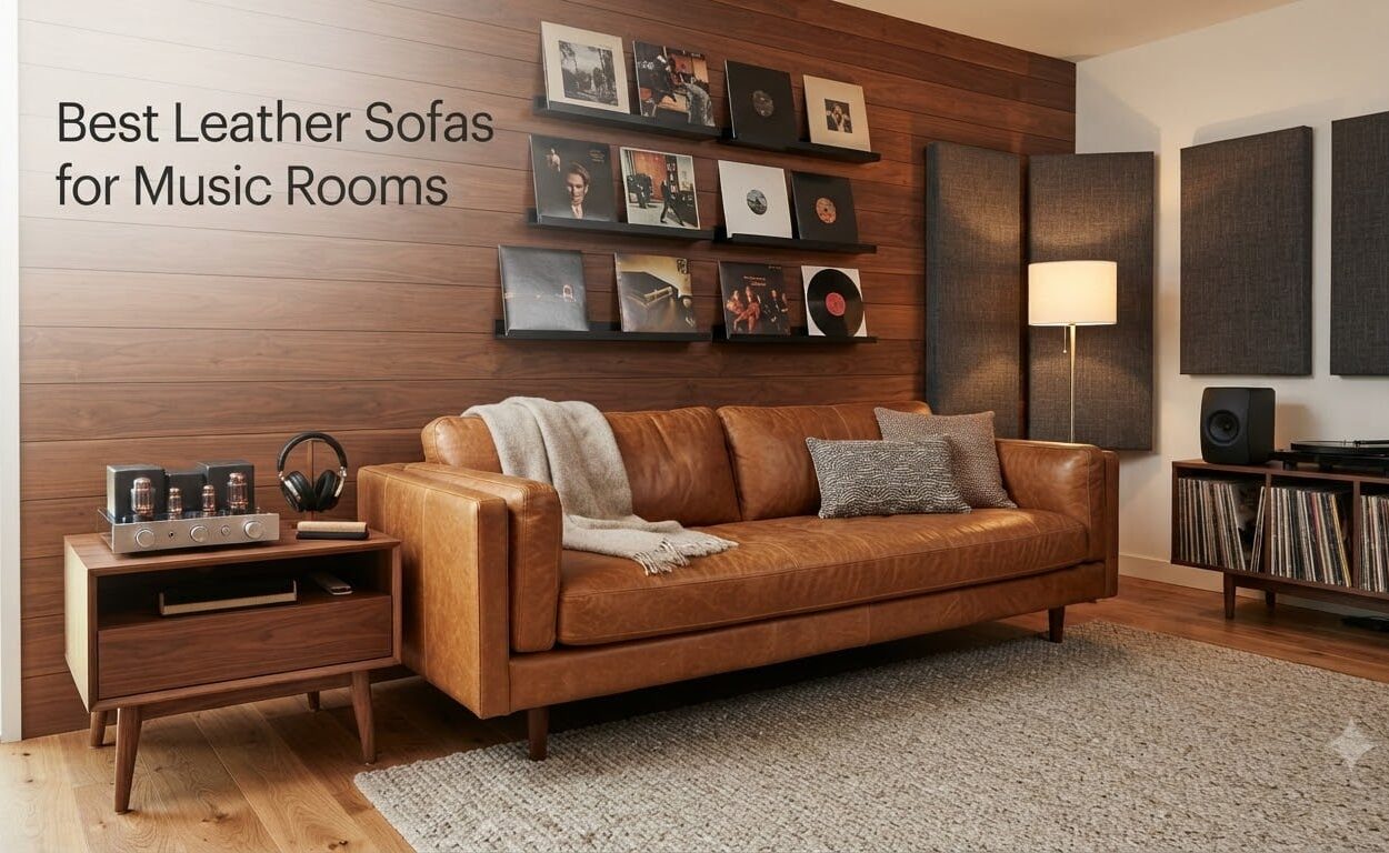 Best Leather Sofas for Music Rooms