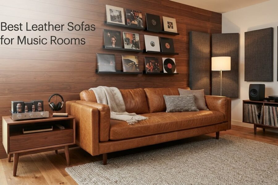 Best Leather Sofas for Music Rooms