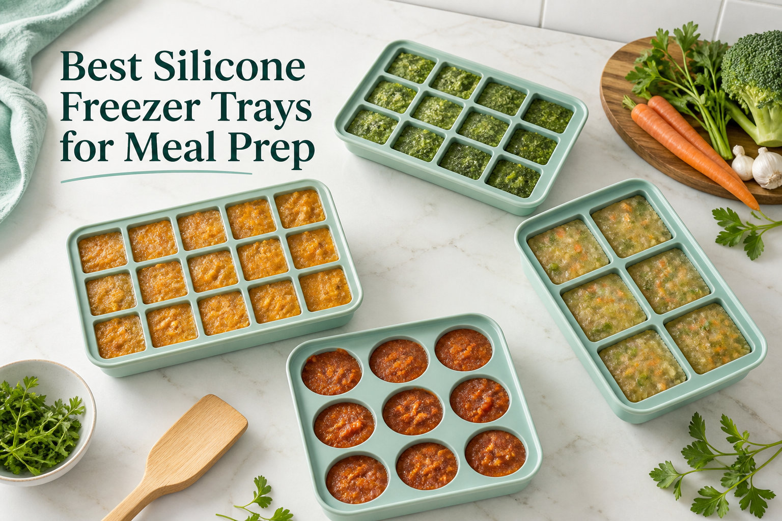 Best Silicone Freezer Trays for Meal Prep