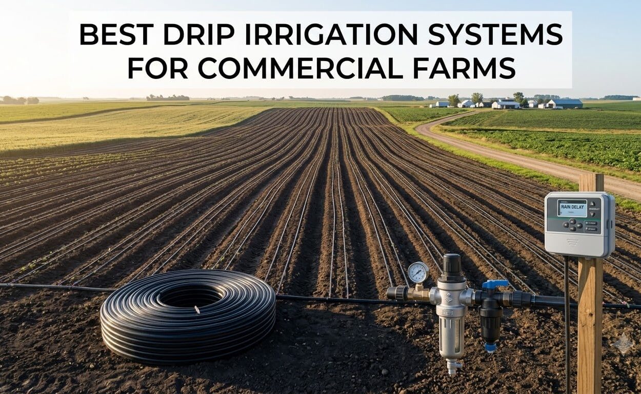 Best Drip Irrigation Systems for Commercial Farms