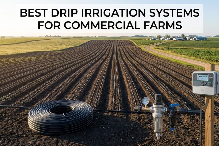 Best Drip Irrigation Systems for Commercial Farms