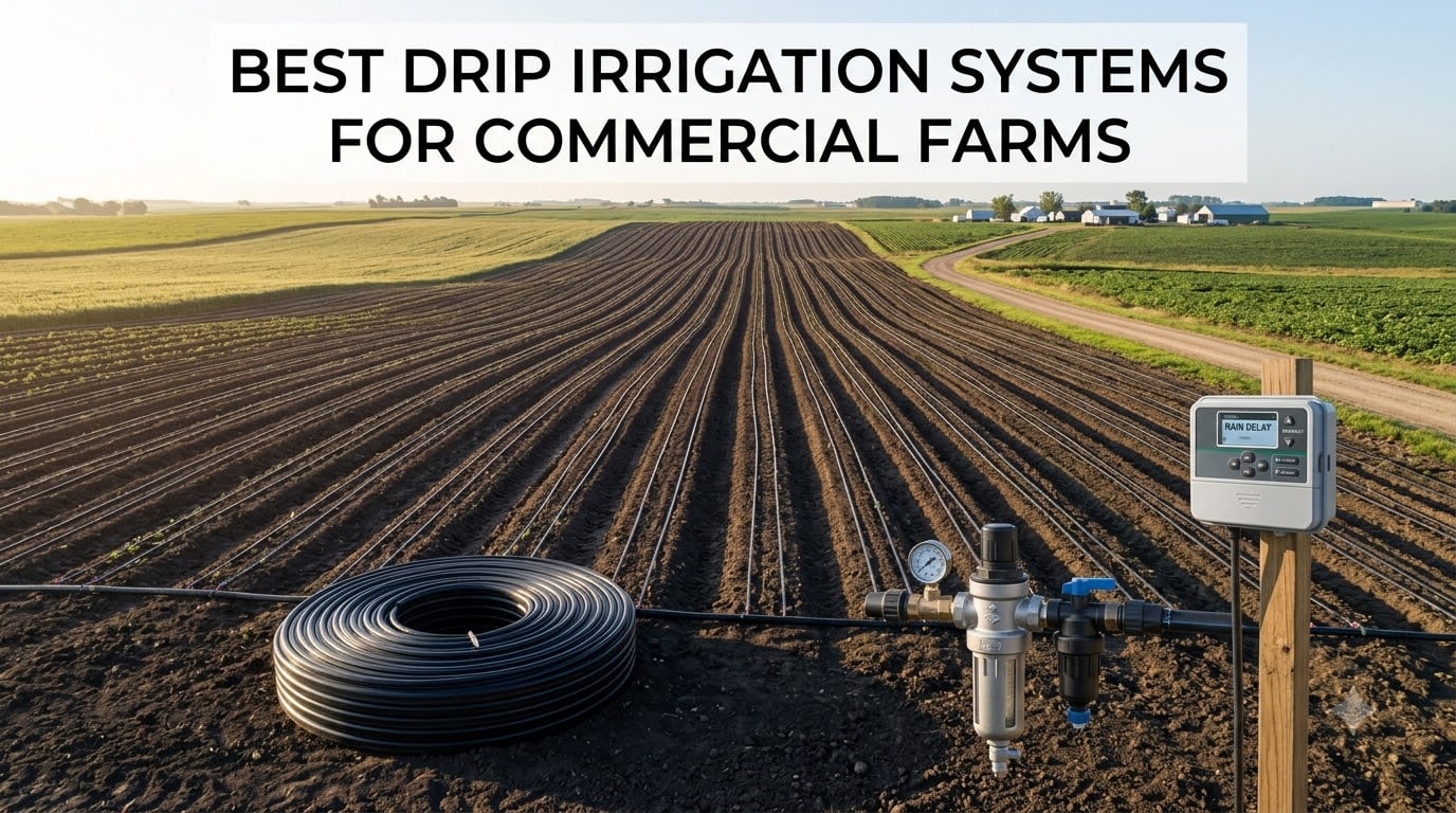 Best Drip Irrigation Systems for Commercial Farms