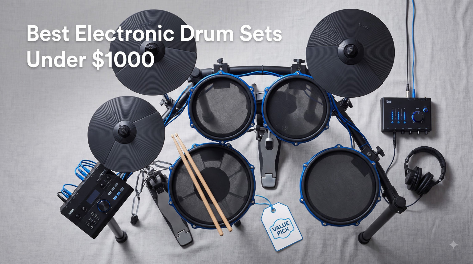 Best Electronic Drum Sets Under $1000