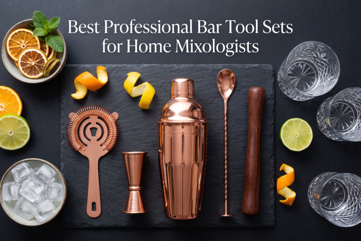 Best Professional Bar Tool Sets for Home Mixologists