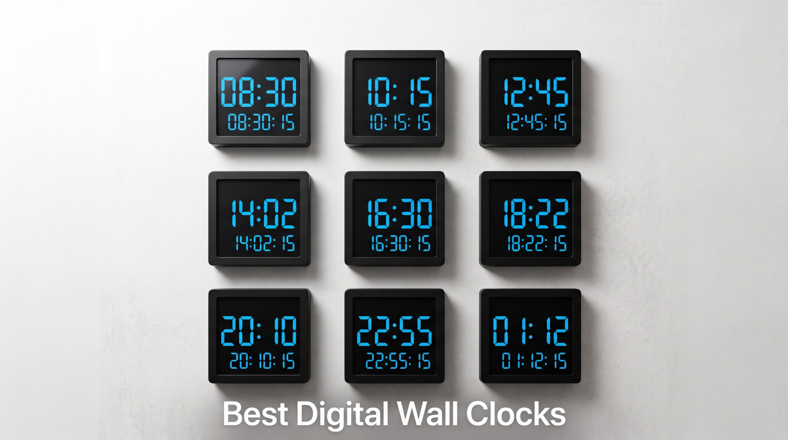 Best Digital Wall Clocks