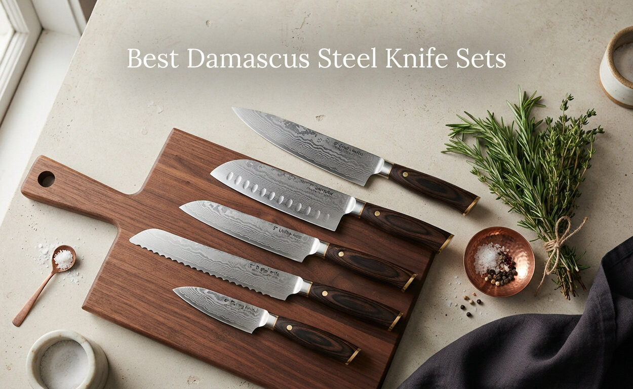 Best Damascus Steel Knife Sets