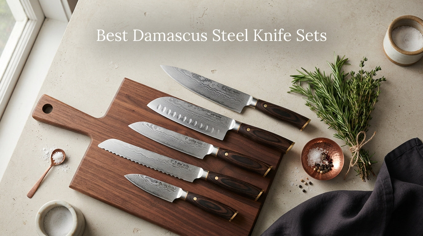Best Damascus Steel Knife Sets