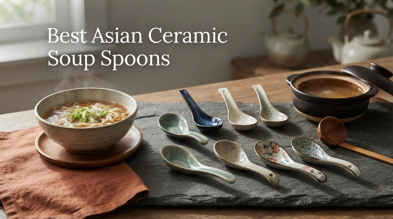 Best Asian Ceramic Soup Spoons
