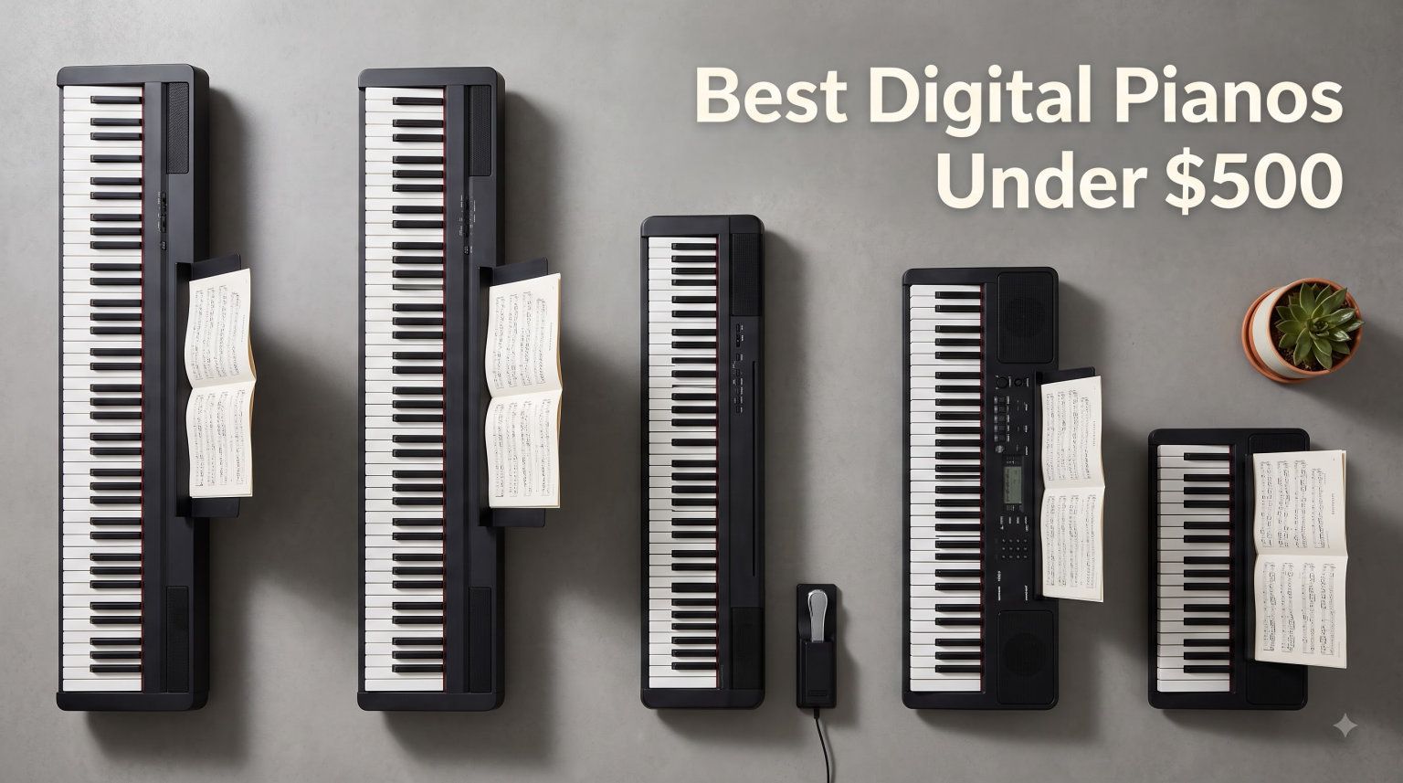 Best Digital Pianos Under $500