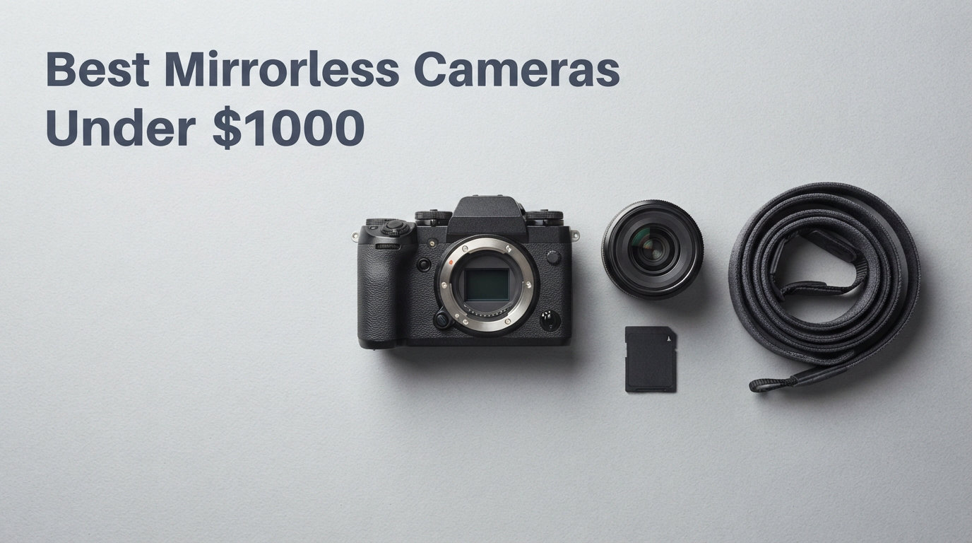 Best Mirrorless Cameras Under $1000