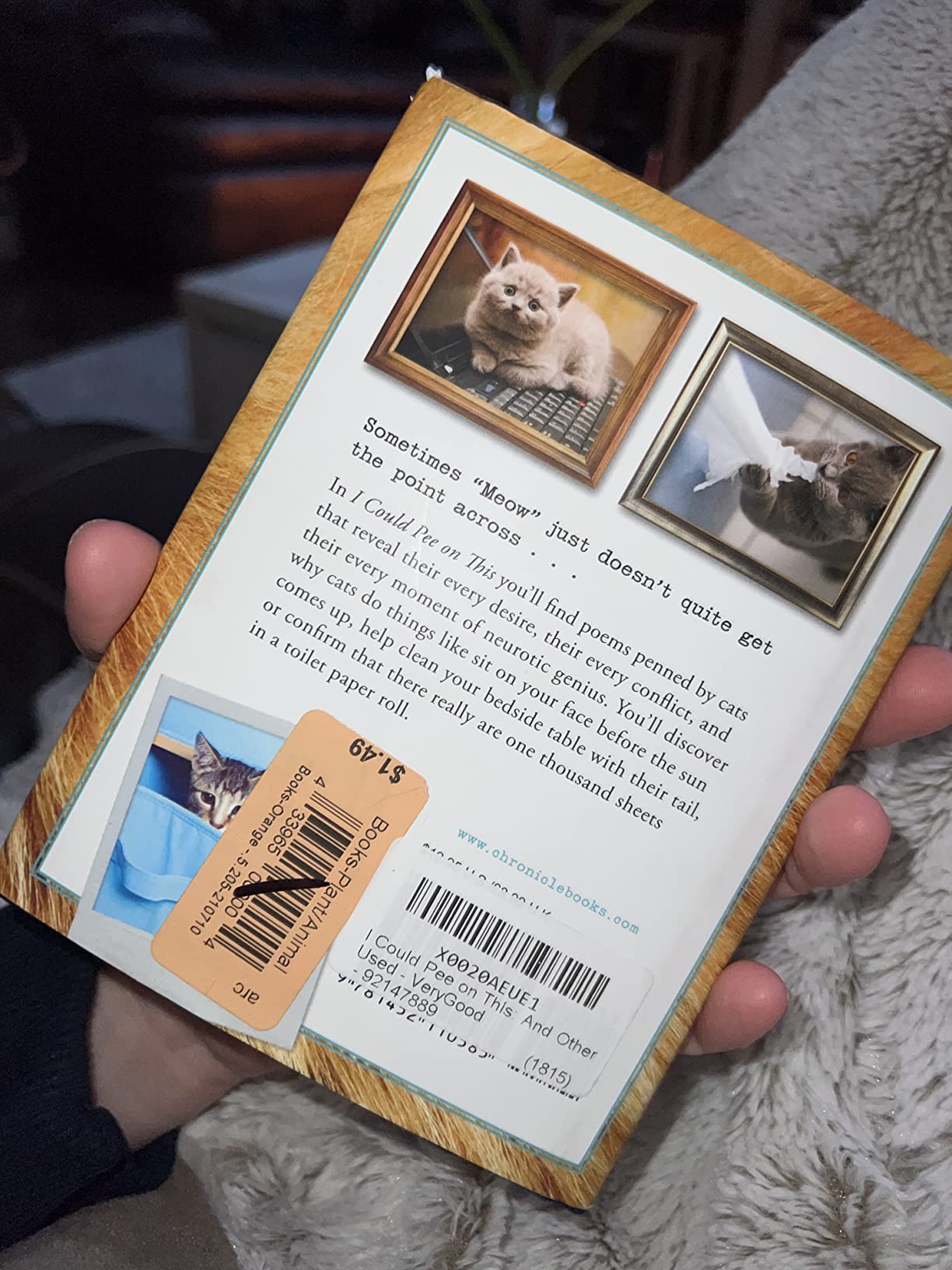 I Could Pee on This: And Other Poems by Cats (Gifts for Cat Lovers, Funny Cat Books for Cat Lovers) customer photo 2