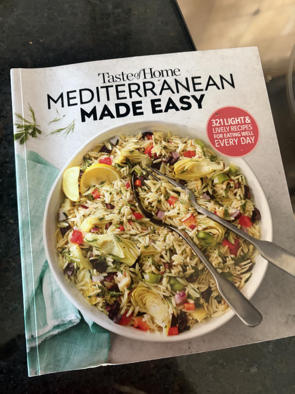 Taste of Home Mediterranean Made Easy: 321 Recipes for Light & Healthy Everyday Meals customer photo 1