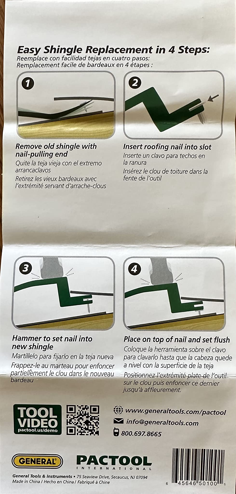PacTool Roof Snake - Roofing Tool for Shingle Removal & Nail Extraction customer photo 1