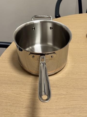 All-Clad Copper Core Stainless 4 Qt Saucepan with Lid, Made in the USA customer photo 2