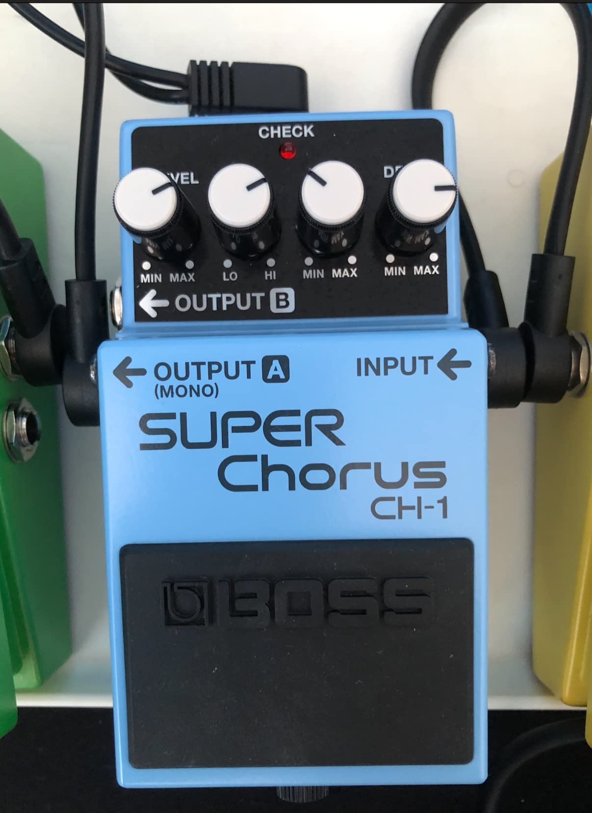 BOSS CH-1 SUPER Chorus Classic Compact Chorus Effects Pedal customer photo 1
