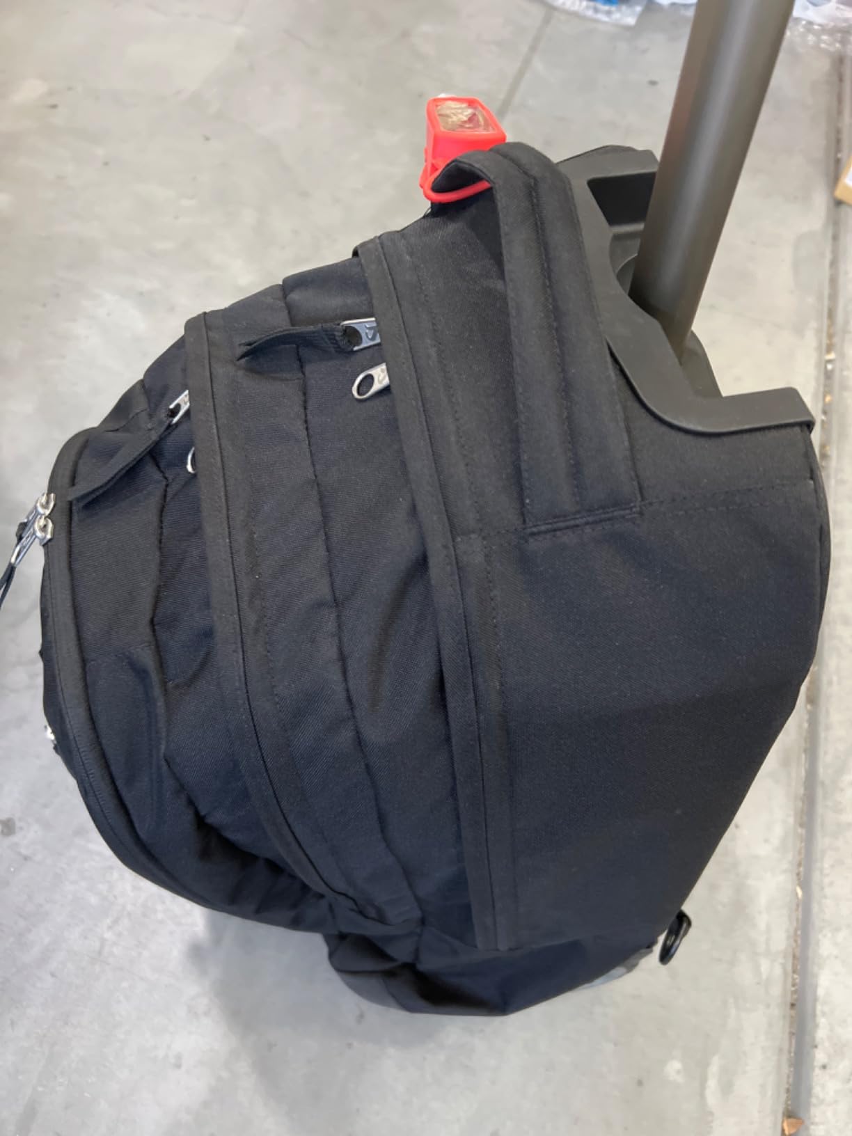JanSport Driver 8 Rolling Backpack - Wheeled Travel Bag with 15-Inch Laptop Sleeve, One Size, Black customer photo 1