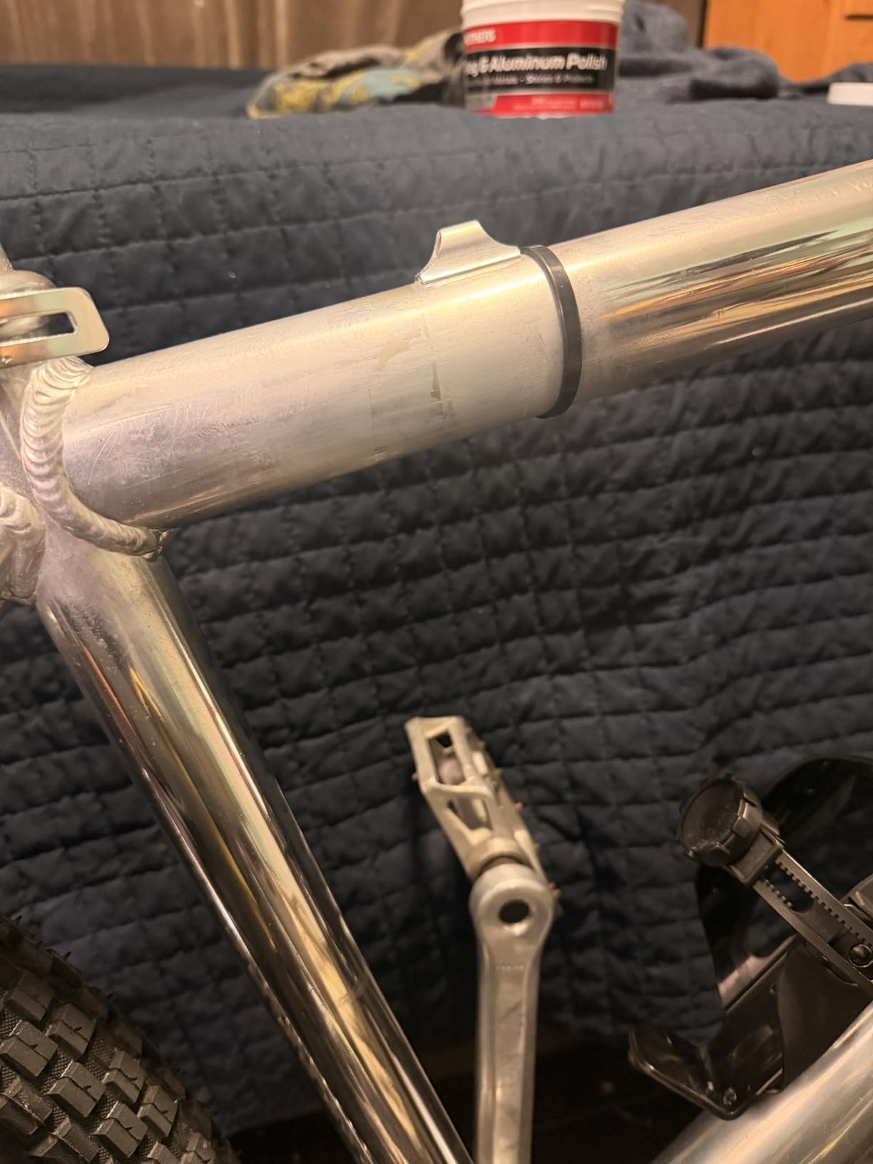 Mothers Mag & Aluminum Polish, 10 oz. (05101) | Brilliant Shine, All Uncoated & Unplated Metals Including Aluminum, Stainless Steel Trim and Exhaust Tips, Brass & More customer photo 1