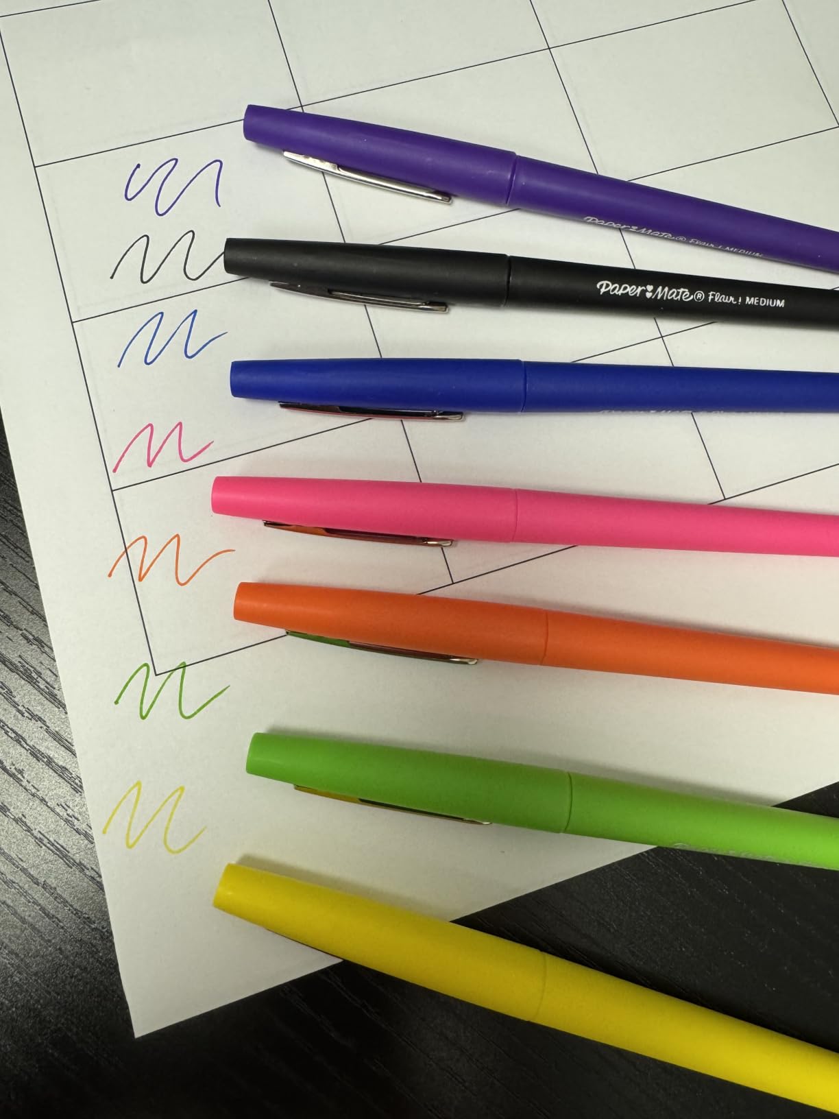 Paper Mate Flair Felt Tip Pens, Medium Point (0.7mm), 12 Count - For Arts & Crafts, Note-Taking, Journaling, School Supplies for Teachers & Students customer photo 2