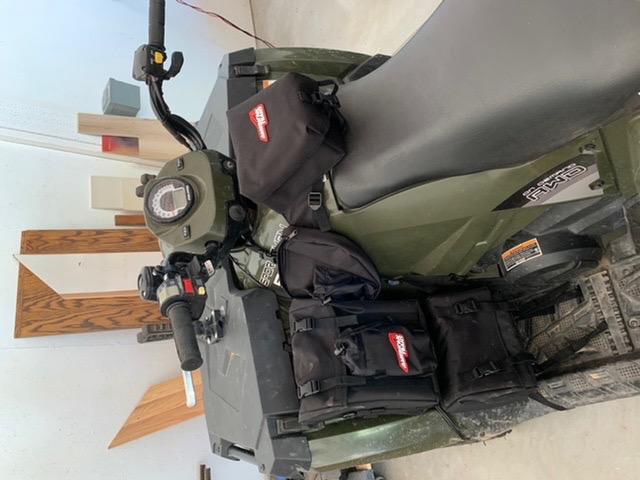 Bushwhacker ATV Fender Bag Black – Cargo Storage Pack for Front and Rear Fender Beside Tank Rack – Durable Waterproof Resistant UTV Accessories for Roll Cage and Bar Gear Organizer customer photo 1