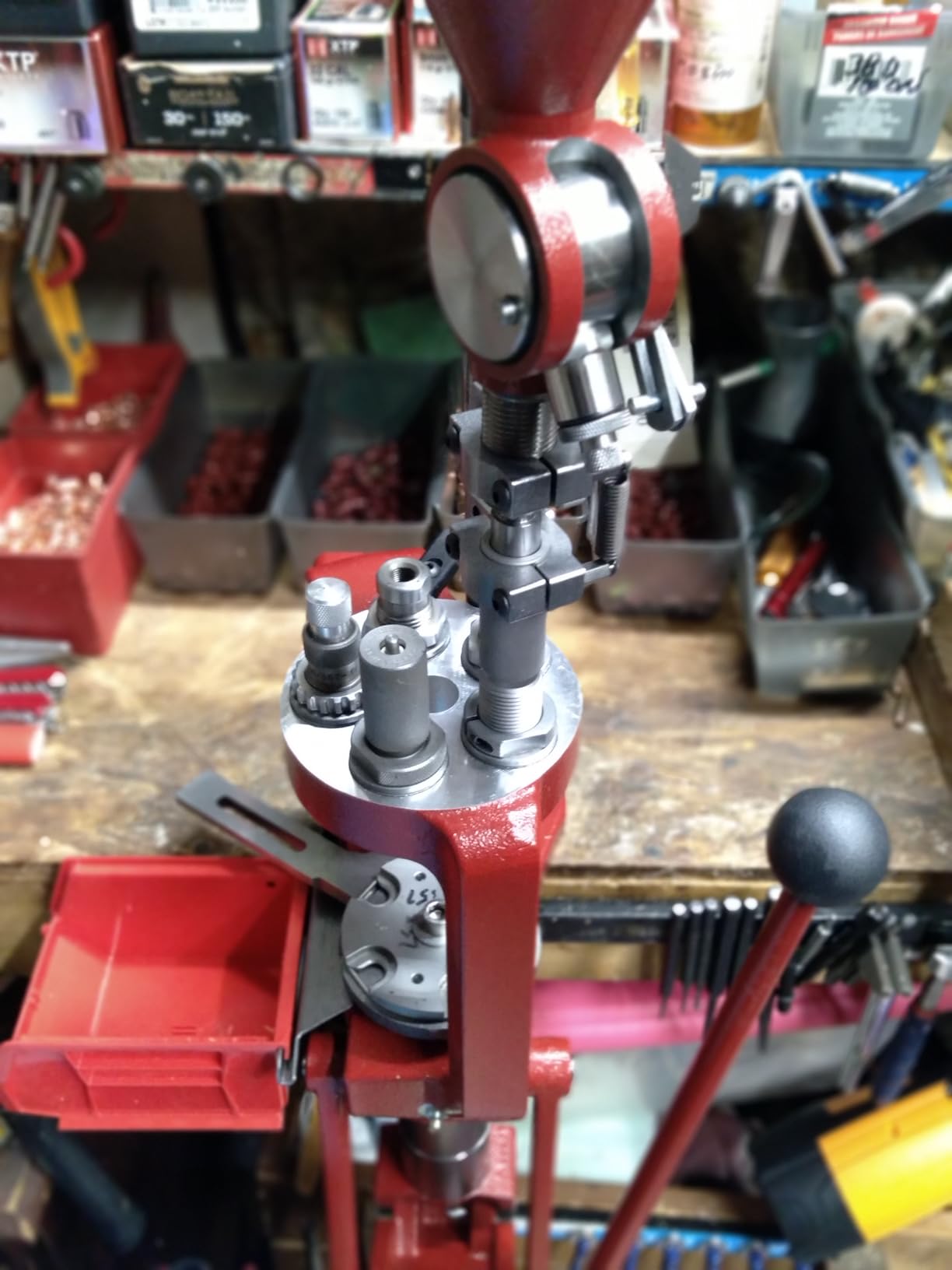 Hornady Lock-N-Load AP Press Loader – Ammunition Reloading Press with Quick Change Lock-N-Load Bushing System, EZ-JECT System and Powder Measure – Enjoy Fast and Reliable Reloading – Item 095100 customer photo 2