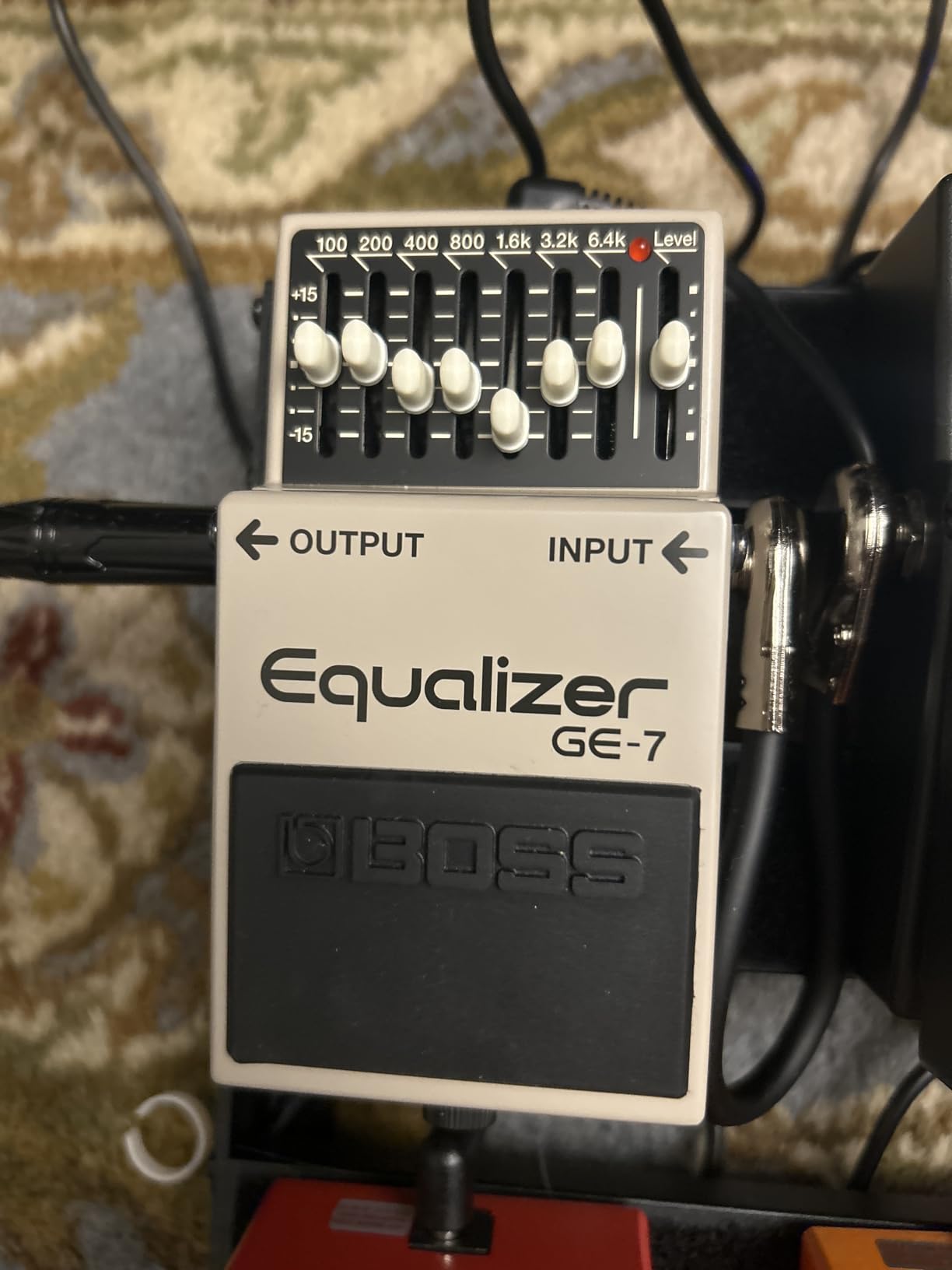 BOSS GE-7 Equalizer Compact Graphic Equalizer Pedal customer photo 2