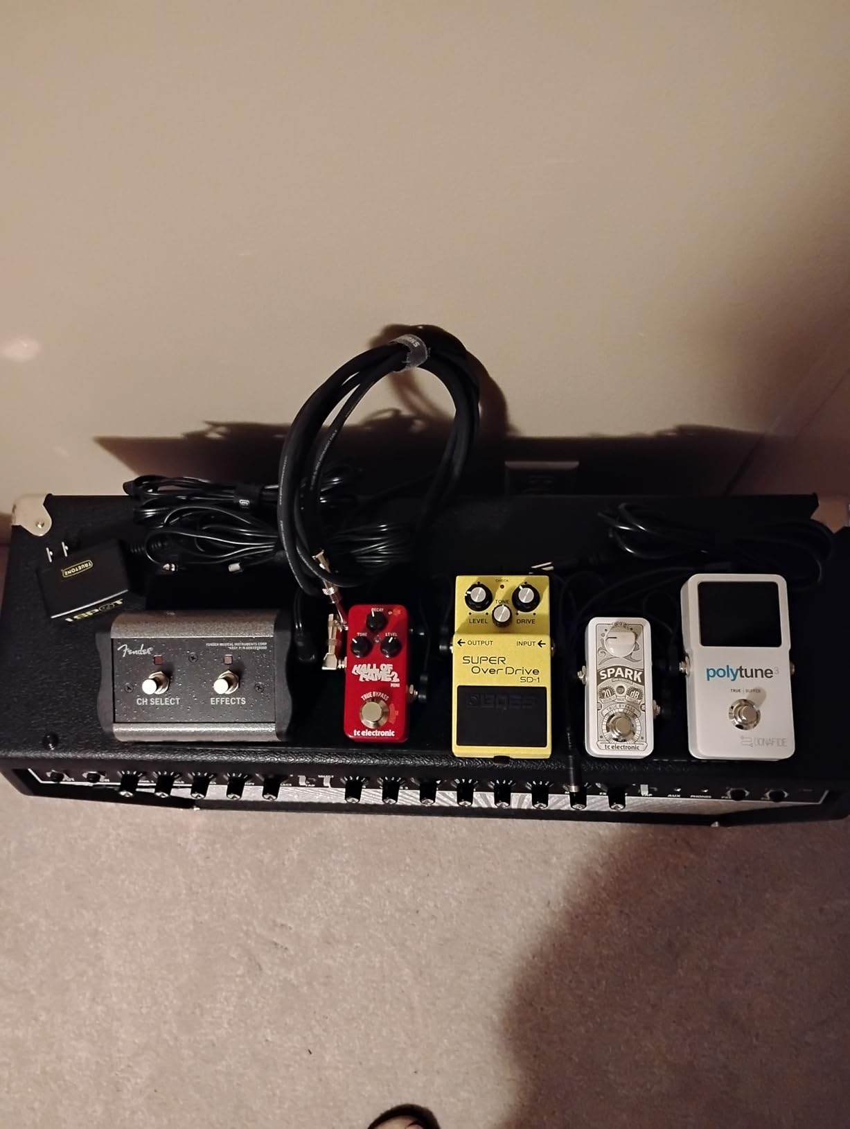 BOSS SD-1 SUPER Overdrive Compact Overdrive Pedal | Compact Overdrive Pedal. Genre-Defining Sound and Feel, Unique Clipping Circuitry Produces Tube-Like Characteristics customer photo 1
